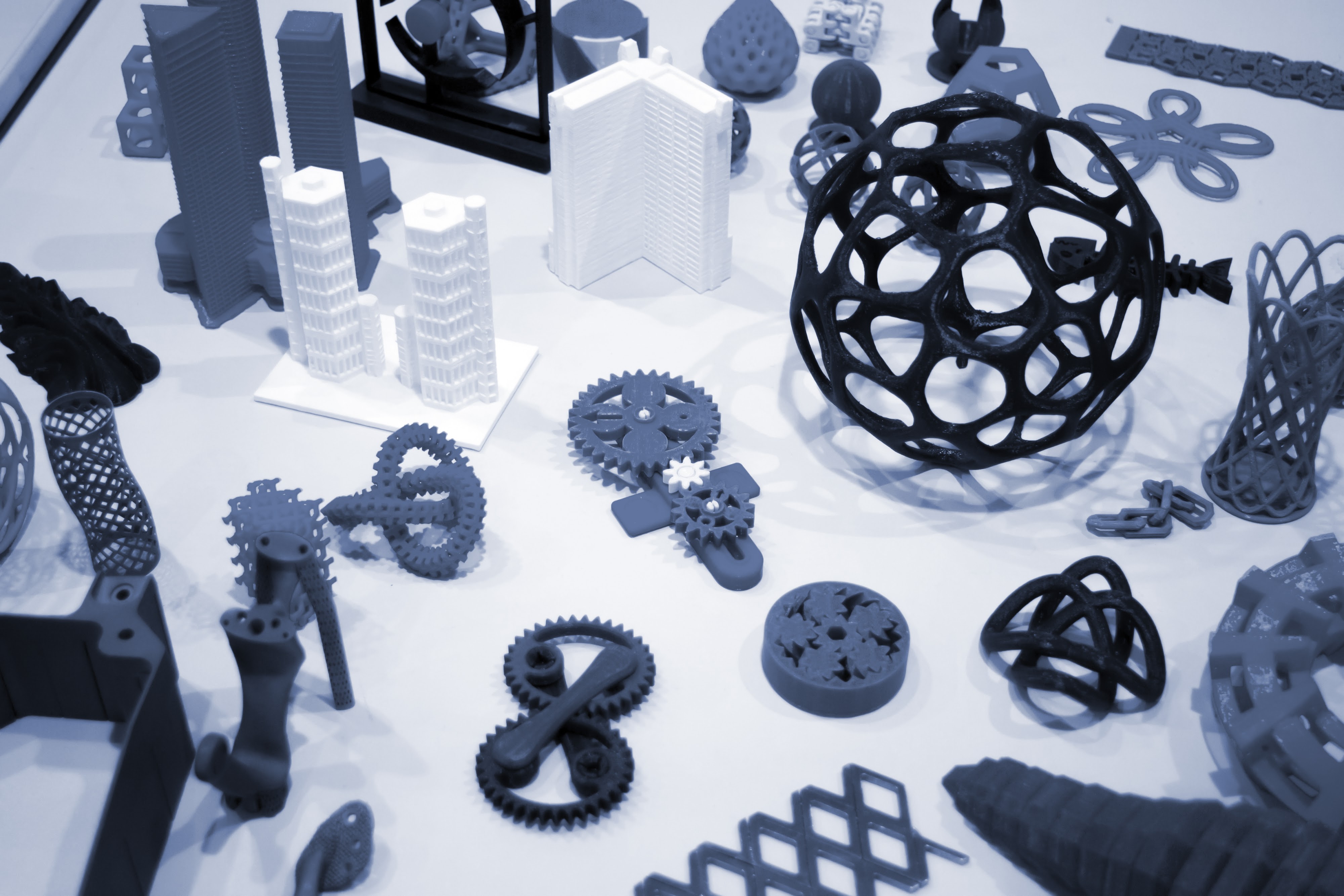 3D printed models and prototypes